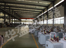 保定非晶合金变压器生产现场