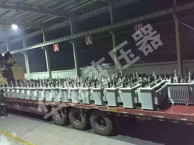 保定非晶合金变压器发货现场